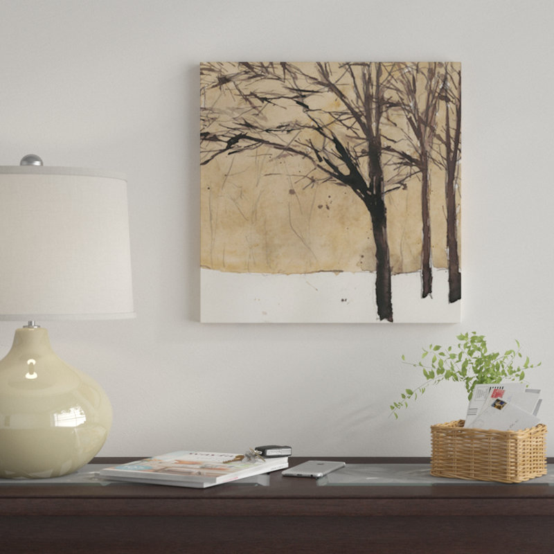 « forest sketch ii », impression sur toile, H 37 po x l 37 po x P 1,5 po, Pas de tapis, Toile tendue