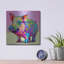 Red Barrel Studio® «Delighted Pig» par Dean Russo, art mural en métal-2121131999