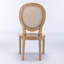 Chaise de salle à manger en lin-1208298083
