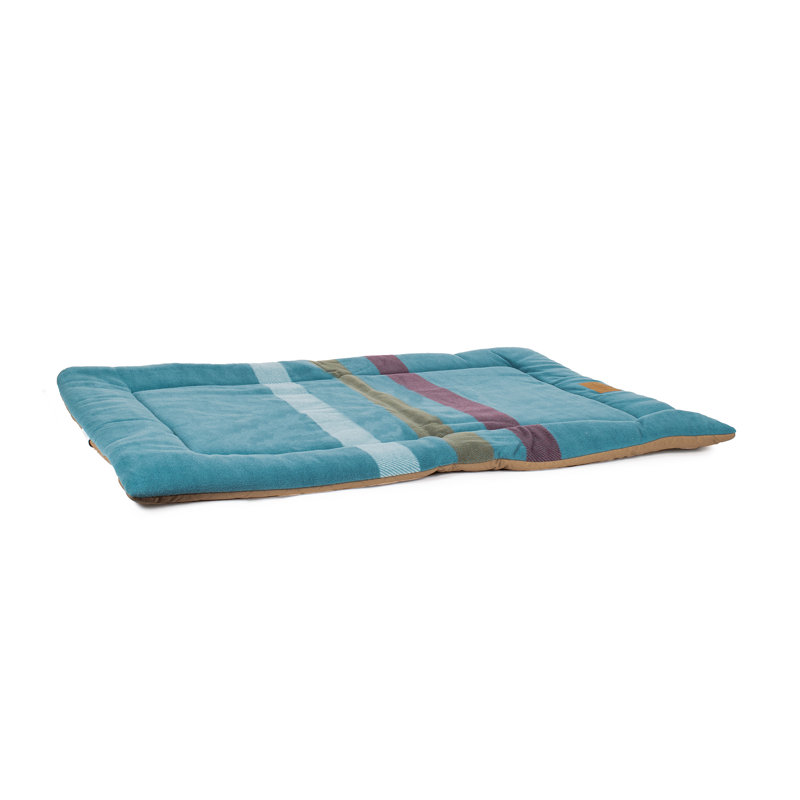 Coussin confortable Pendleton, H 2 po x l 42 po x P 26 po, Cabine rayée schiste