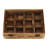 Wooden Spice Box with 12 Containers with Wooden Spoon