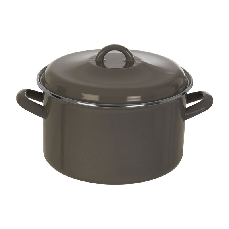 Danielburnham 4.7 l Aluminium Round Casserole, Grey