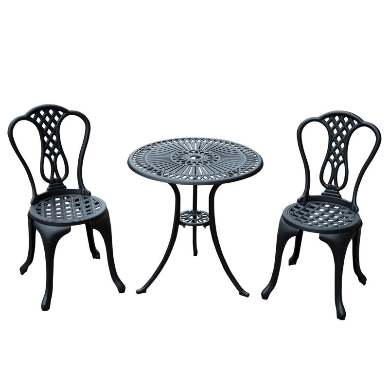 Gareth 2 - Person Patio Dining Set with Round Table