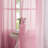 Pink Ombre Chiffon Sheer Curtains 84 Inch Long For Living Room Bedroom Decor, Crinkle Gradient Semi Voile Grommet Top Window Curtain Drapes For Girls Room, Garden, Yard, Set Of 2 Panels