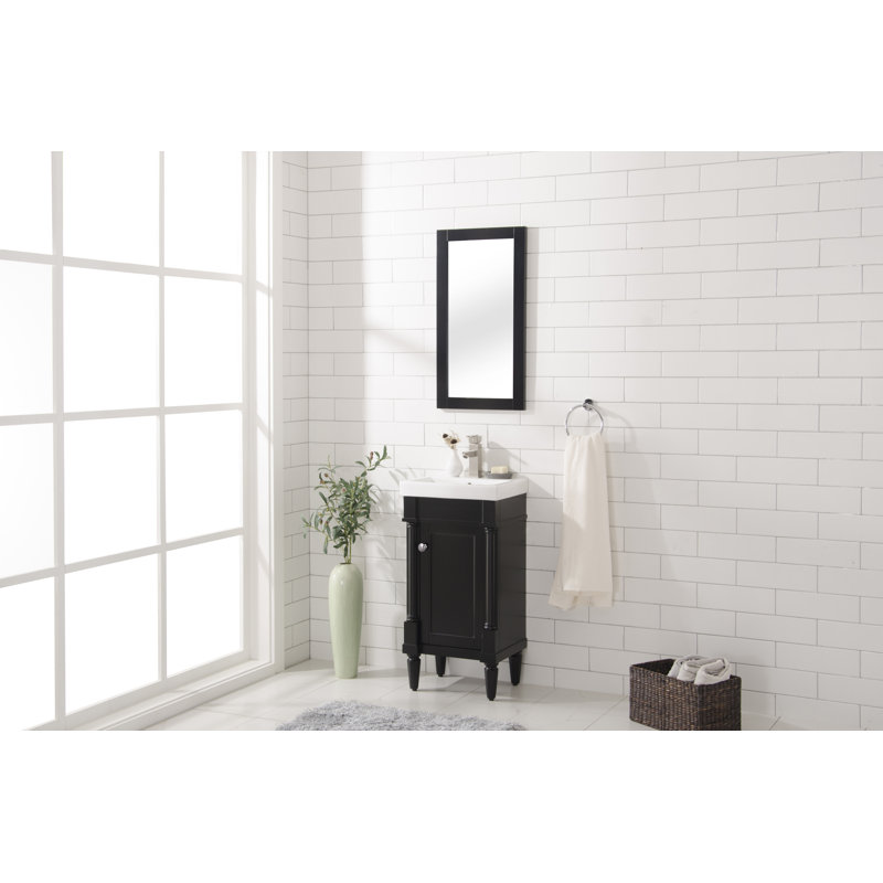 Ensemble de meuble-lavabo simple 17 po Esperanza, Espresso