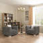 Fauteuil en velours 35,4 po Clifford-107634880-107634884
