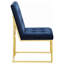 Luxueux ensemble de chaises de salle à manger rembourrées en velours, élégant et confortable pour les salles à manger modernes-1741581135