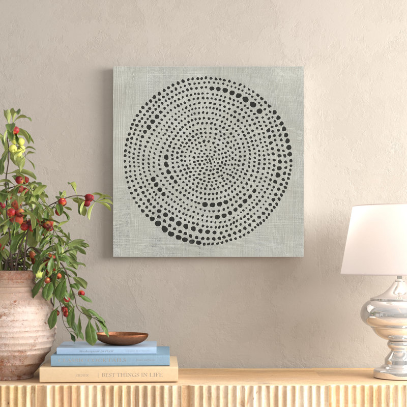 Mythos I by Chariklia Zarris - Painting on Canvas, 30cm H x 30cm W, Wrapped Canvas