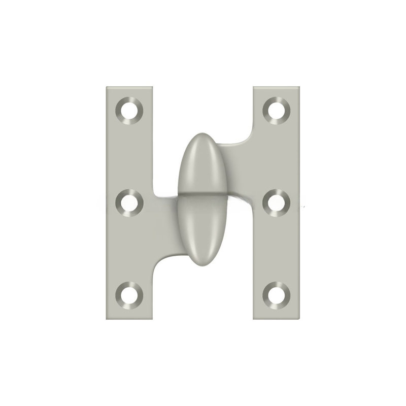 Hinge, Left Hand, Brushed Nickel