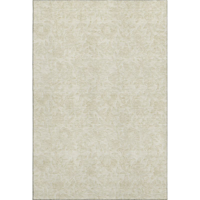 Premium Machine Washable Prisco Ivory Rug