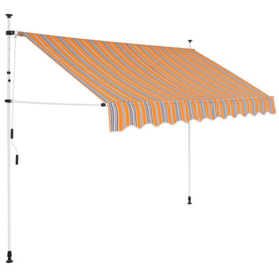 100'' W x 100'' D Polyester Cover Retractable Door / Window Awning