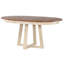 Ensemble de salle à manger extensible 7 pièces en bois massif Daiel-1965006249-1965006248-1965006250