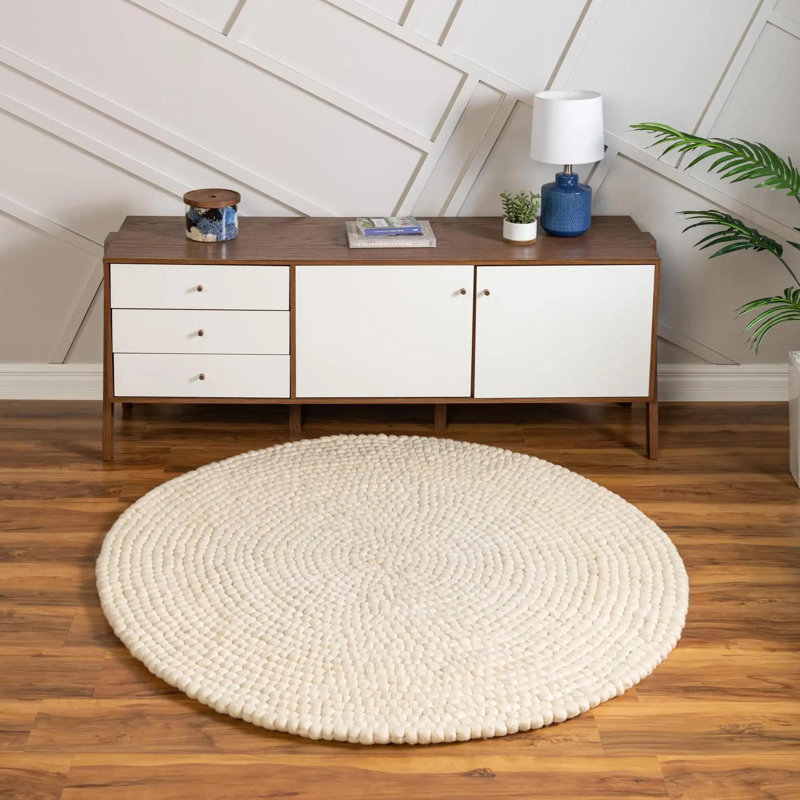 Lezlie Wool Indoor Rug, Round 7'10"