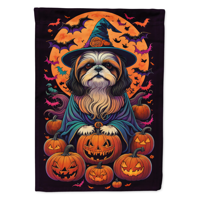 Drapeau du jardin Shih Tzu Jakameron, 15,5 po x 11,25 po