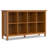 Warm Shaker 57"W Solid Wood Entryway Console Table with 8 Cube Storage
