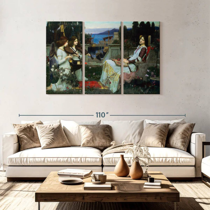 Adella Saint Cecilia, 48" H x 74" W