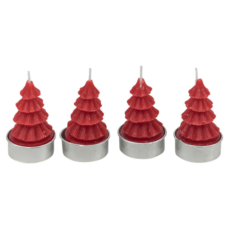 Unscented Tealight Candle, Red