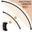 182.88cm Curved Shower Curtain Rod-1309180196