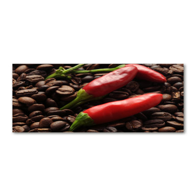 Chillies And Coffee - Wrapped Canvas Print