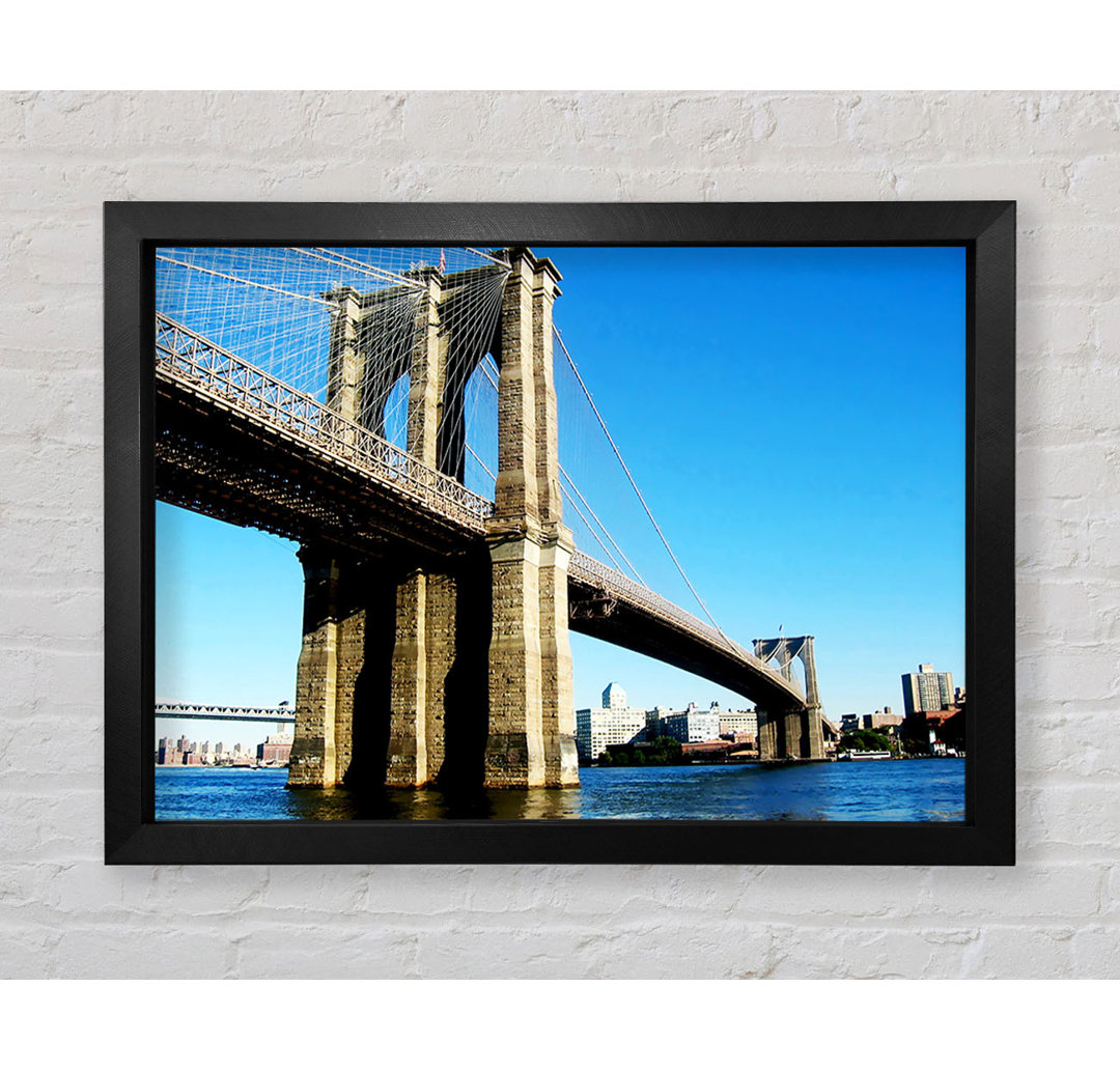 Brooklyn Bridge By Day - Einzelne Bilderrahmen Kunstdrucke