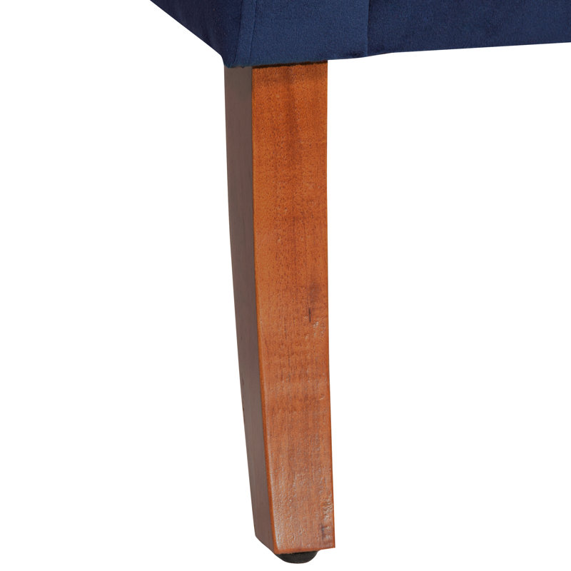 Fauteuil d'appoint incurvé Daryann, Velours performance encre Bella