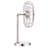 Angelike 3-Light Nickel Caged Table Lamp