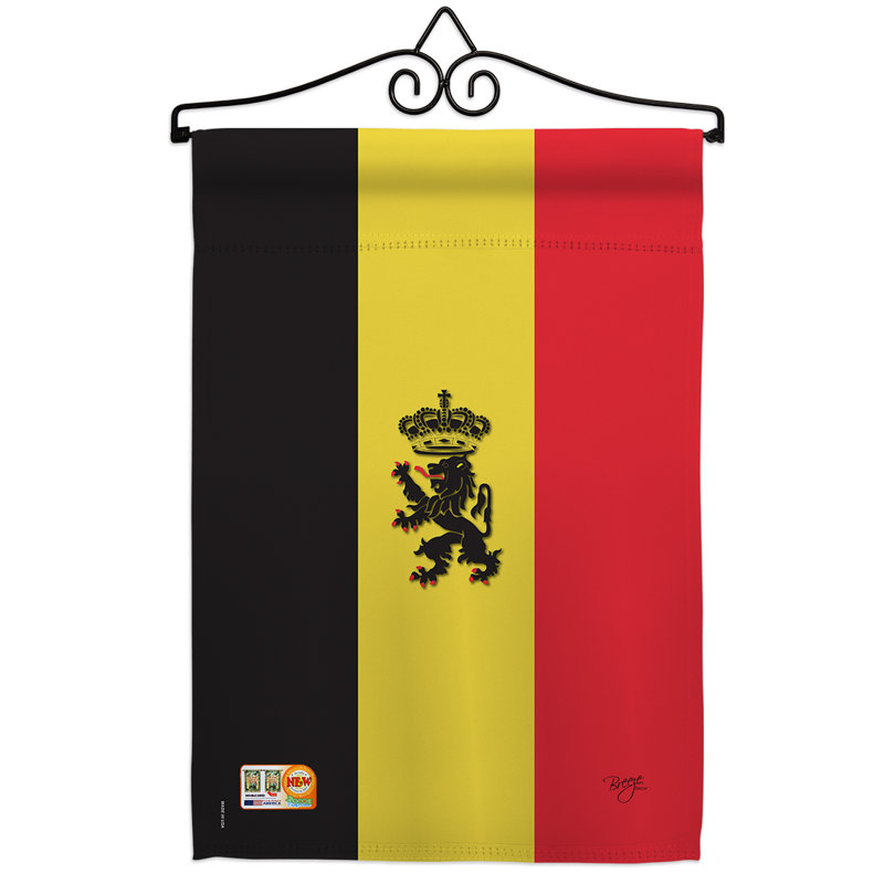 Impressions décoratives de polyester de 2 côtés 19 x 13 po  drapeau de jardin