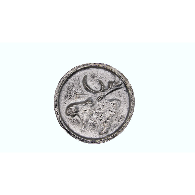 Poignée fantaisie surdimensionnée de 1 3/4 po, Nickel