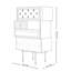 Armoire décorative simple et créative
