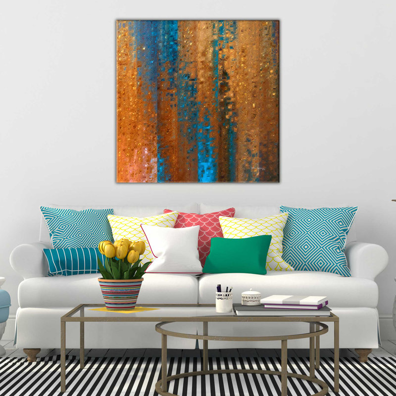 Acts 18:10 I Am With You (Square) par Mark Lawrence - impression, Toile tendue, H 28 po x l 28 po x P 1,5 po