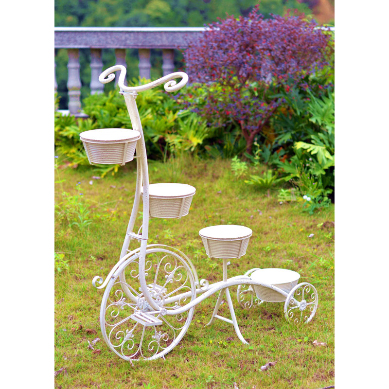 Support pour plante en métal Tricycle