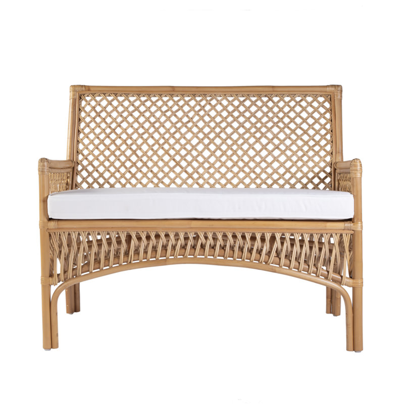 Antigua 42 in. W Rectangular Rattan Dining Bench
