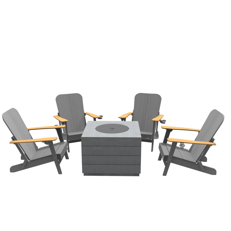 Chaise Adirondack d'extérieur Breianna