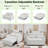 Pull-out Sofa Bed With Tufted Design, Adjustable Backrest, Three Usb Ports And Two Lumbar Pillows-1189665203