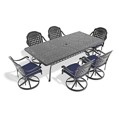 7-Piece All-Weather Cast Aluminum Dining Set