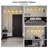 5 Light Track Lighting Fixtures Ceiling, LED Track Lighting Kit, No Bulb-107443522