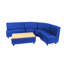 Ensemble 5 pièces de sièges collectifs courbés modulaires pour enfants avec table basse Kid Comfort-124205462