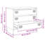 Seidy Steel 68cm W Chest of Drawers-757479330