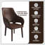 Chaise de salle à manger Kashley Mid-Century-541738600-541738603