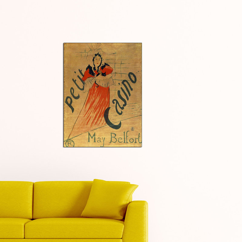 Henri De Toulouse-Lautrec - Wrapped Canvas Painting, 80cm H x 60cm W x 1.8cm D