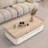 Creative light luxury cream style coffee table