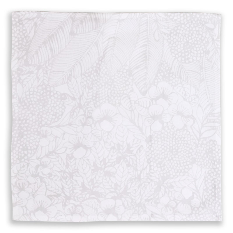 Ensemble de 4 serviettes de table Ivoire en coton 20 po Bachman bouquet