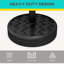 Breale 18kg Concrete Parasol Base with Rattan Effect 45cm Dia. Black