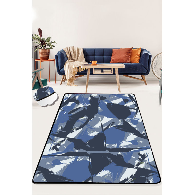 Chevron Shag Area Rug, Rectangle 80 x 150cm