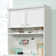 Teannan 31.9'' x 17.62'' Crafting Storage Cabinet with Sewing Machine Platform