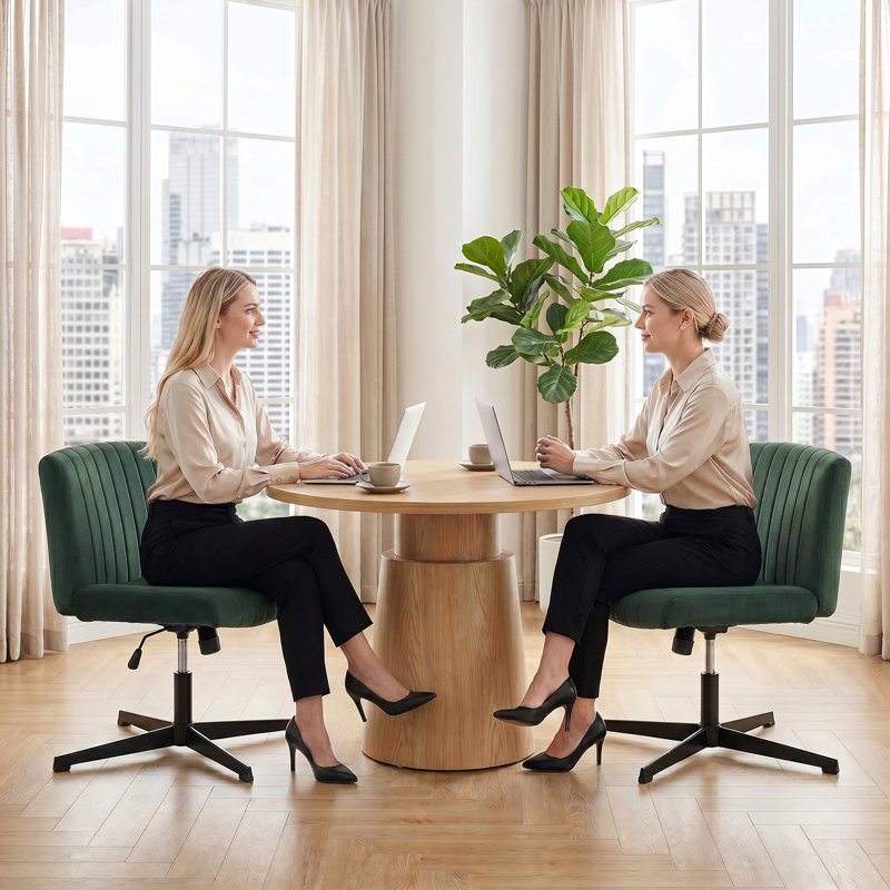17 Stories Office Chair, Dark Green