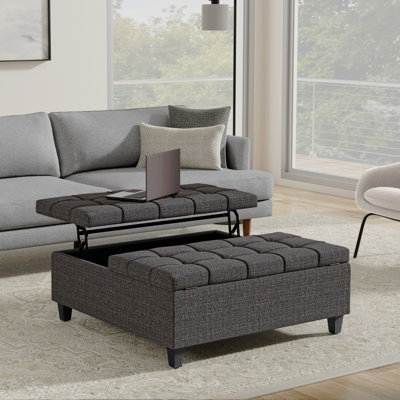 Grande table basse avec repose-pieds Harrison
