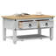 Solid Wood Coffee Table with Storage-842925322