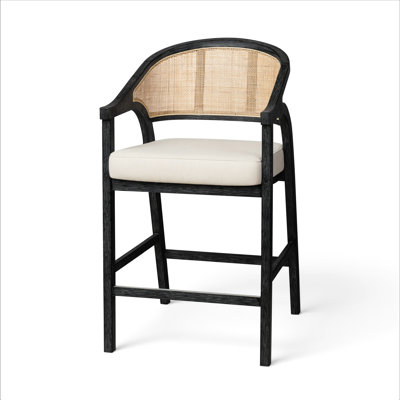 Maven Lane Chloe Stool Fabric Upholstery