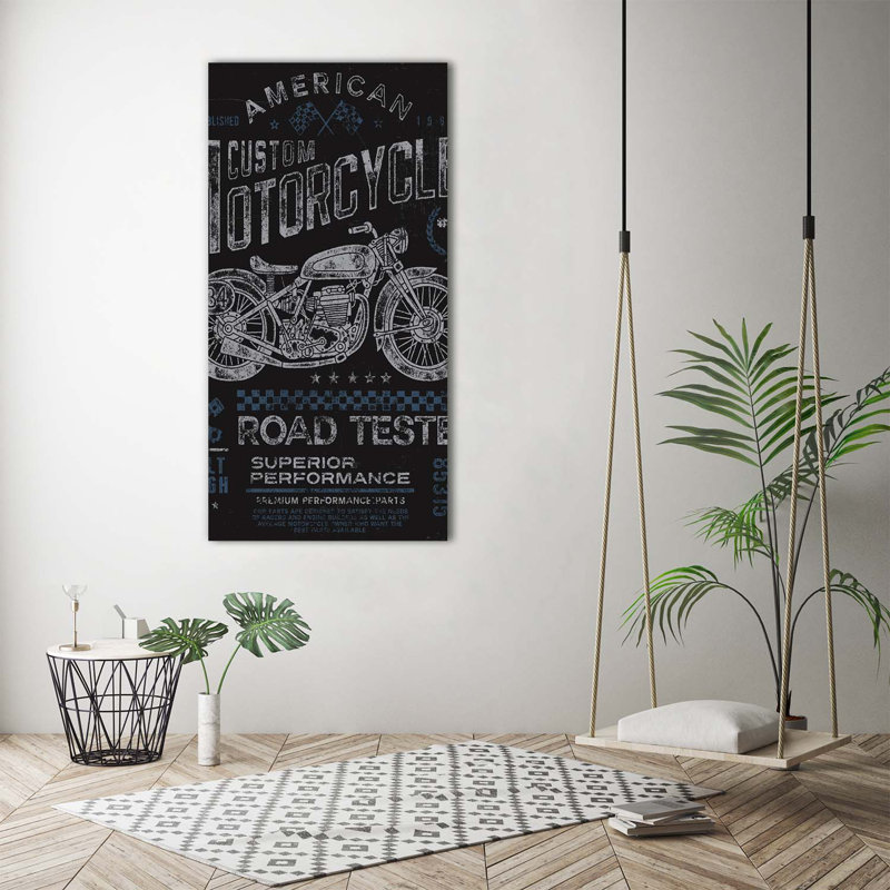 Motoring - Wrapped Canvas Print, 140cm H x 70cm W